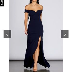 Myra formal high slit dress